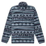 Patterned long-sleeve shirt on a white background