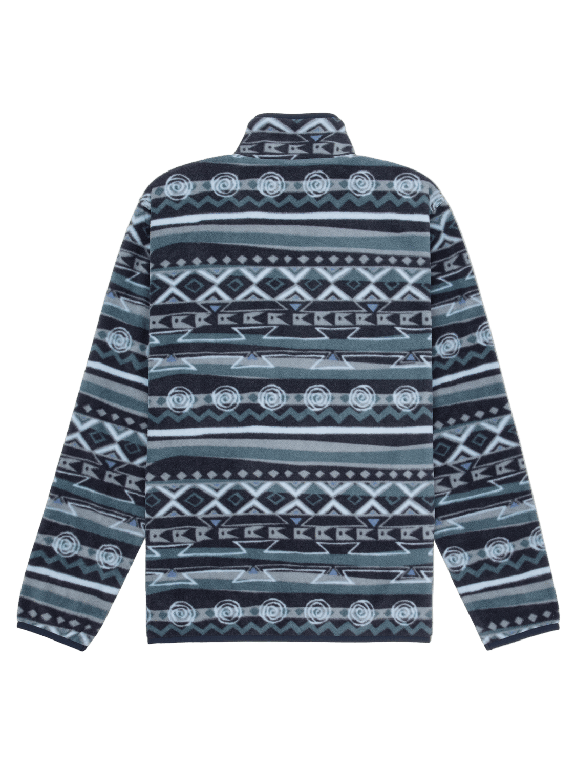 Patterned pullover on a white background