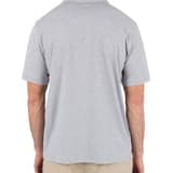 Printed Stripe Slub Polo Short Sleeve