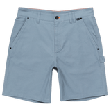 Light blue shorts on a white background