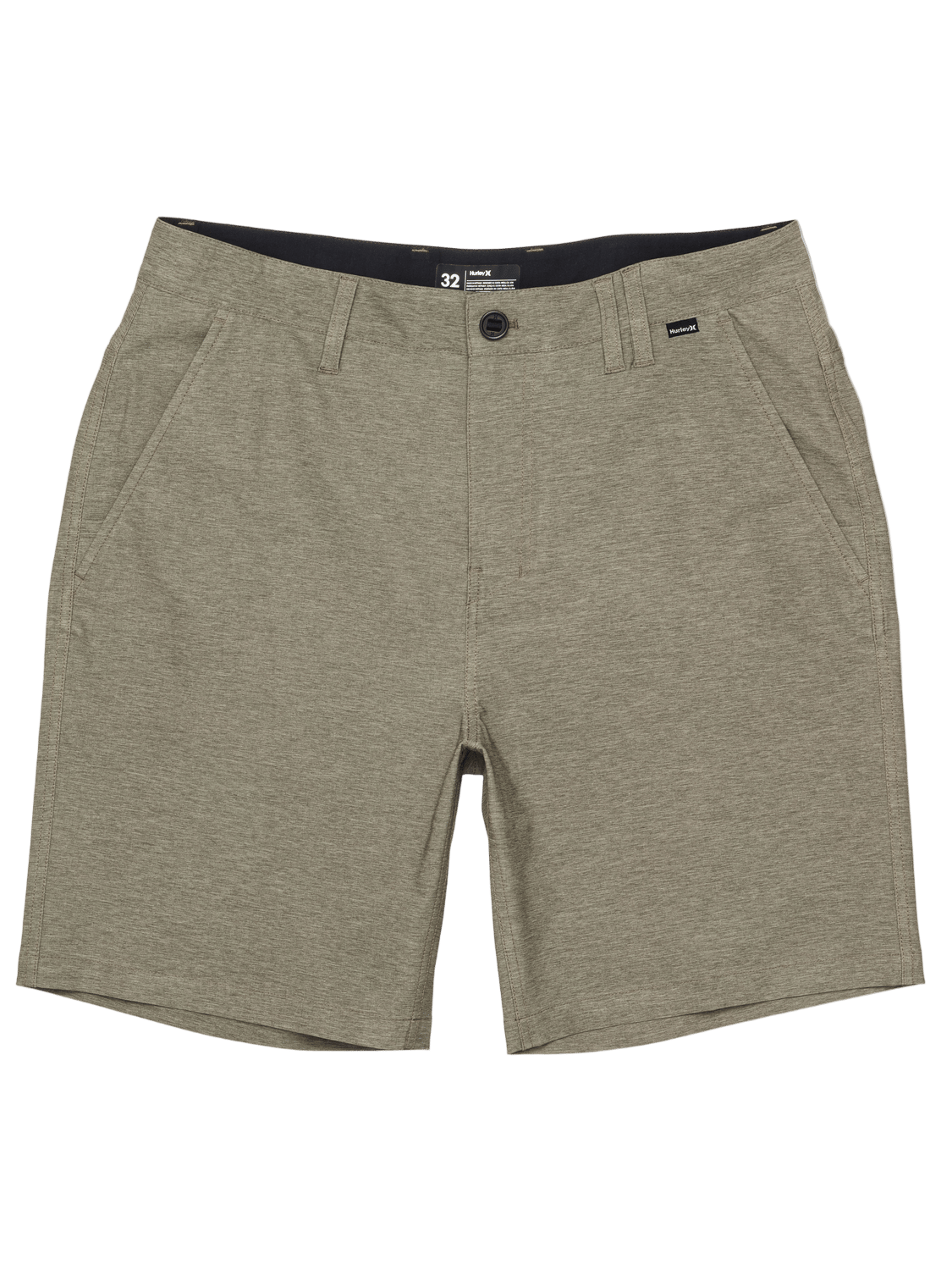 Brown shorts on a white background