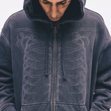 Hurley x Travis Barker Bones Zip Hoodie