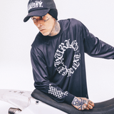 Hurley x Travis Barker Check Out Long Sleeve Jersey