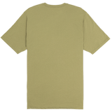 Green t-shirt on a white background