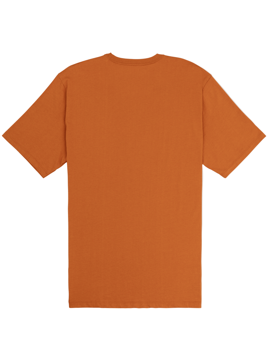 Orange t-shirt on a white background