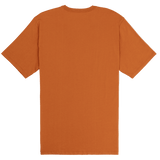 Orange t-shirt on a white background