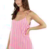 Terry Stripe Mini Dress