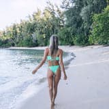 Pop Blooms Cheeky Tie Side Bikini Bottom