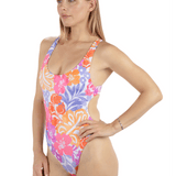 Island Floral Scoopneck One Piece Swimsuit