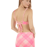 Ombre Plaid Mini Skirt