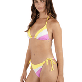 Summer Block Cheeky Tie Side Bikini Bottom