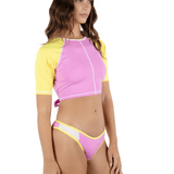 Summer Block Mod Scoop Bikini Bottom