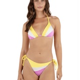 Summer Block Triangle Bikini Top