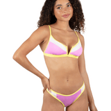 Summer Block V Wire Bralette Bikini Top