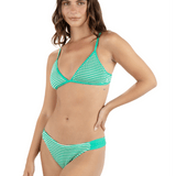 Crimp Stripe Bralette Bikini Top