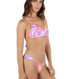 Island Floral Front Slide Cheeky Bikini Bottom