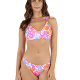 Island Floral Crossback Bikini Top