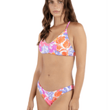 Island Floral Crossback Bikini Top