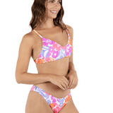 Island Floral Crossback Bikini Top