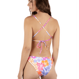 Island Floral Crossback Bikini Top