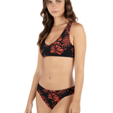 Hidden Tropical Mid Rise Cheeky Bikini Bottom