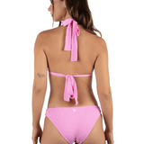 New Wave Jacquard Soft Tie Triangle Bikini Top