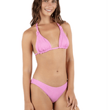 New Wave Jacquard Soft Tie Triangle Bikini Top