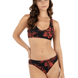 Hidden Tropical Halter Bikini Top