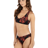 Hidden Tropical Halter Bikini Top