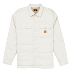 White jacket with Hurley logo on a white background