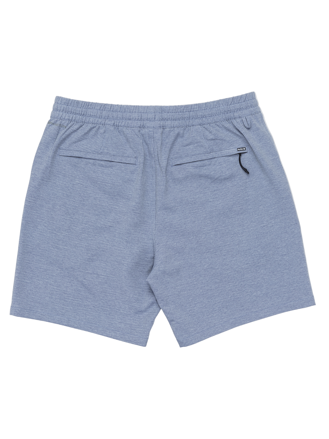 Blue shorts on a white background