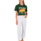 Wild And Free Boxy Crop Tee
