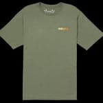 Green t-shirt with Hurley logo on a white background