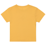 Yellow t-shirt on a white background
