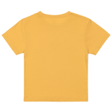 Yellow t-shirt on a white background