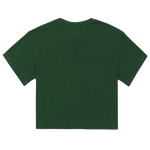 Green t-shirt on a white background