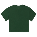 Green t-shirt on a white background