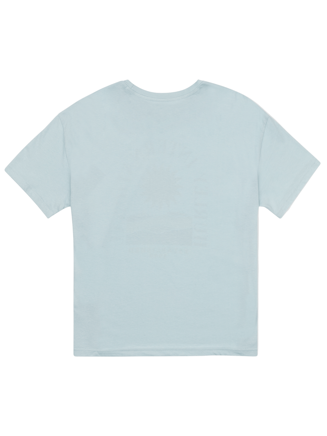 Light blue t-shirt on a white background