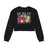 Floreal Long Sleeve Crop T-Shirt