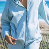 Bliss Crop Zip Hoodie