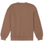 Brown sweatshirt on a white background