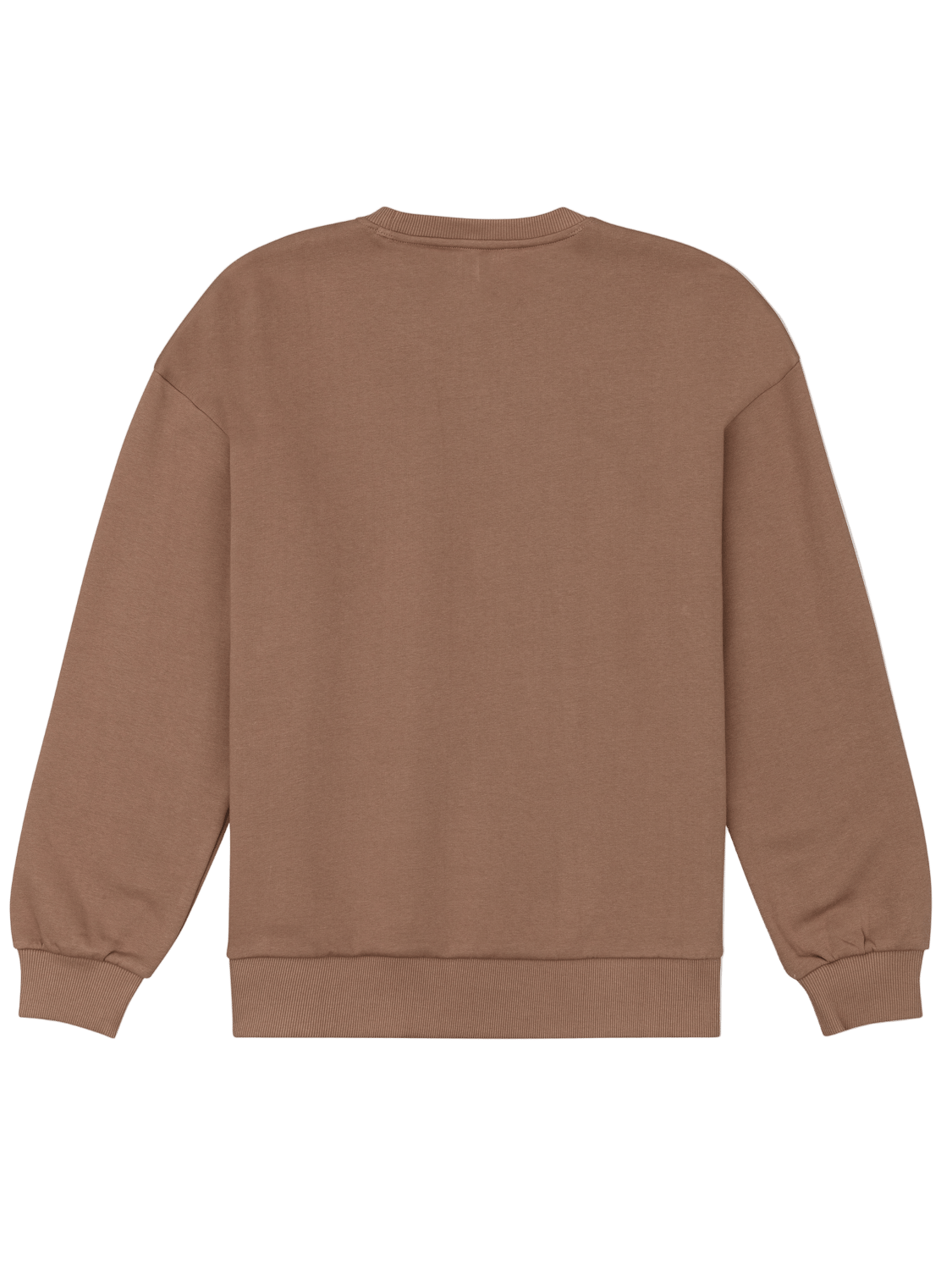 Brown sweatshirt on a white background