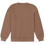 Brown sweatshirt on a white background