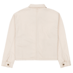Beige jacket on a white background