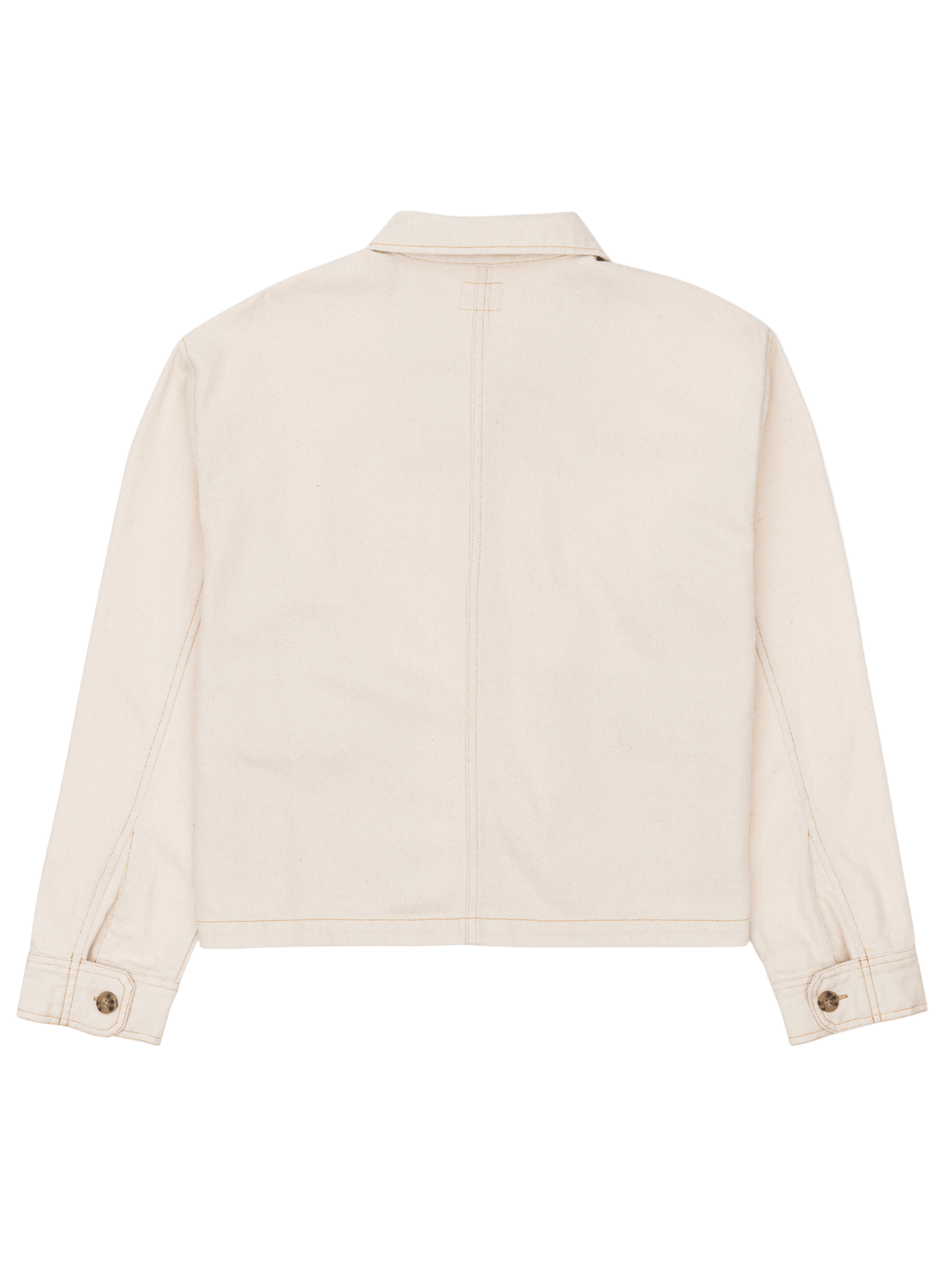 Beige jacket on a white background