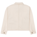 Beige jacket on a white background