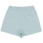 Light blue shorts on a white background