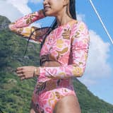 Isola Cut Out Long Sleeve Moderate Surfsuit