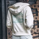 Enjoy The Good Crop Zip Hoodie
