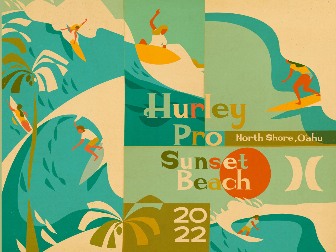 LIMITED EDITION HURLEY PRO SUNSET BEACH MERCH